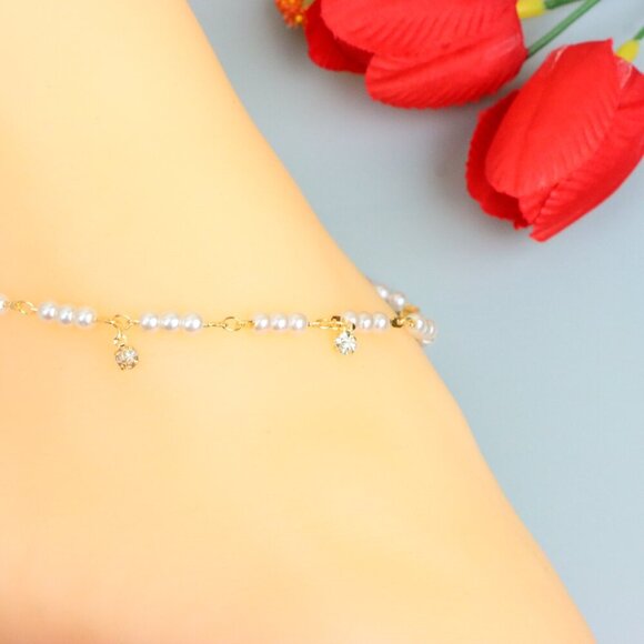 Handmade Anklet – A Stylish Choice for Women, Thoughtful Gift Idea, EVCH1715 - Picture 3 of 10